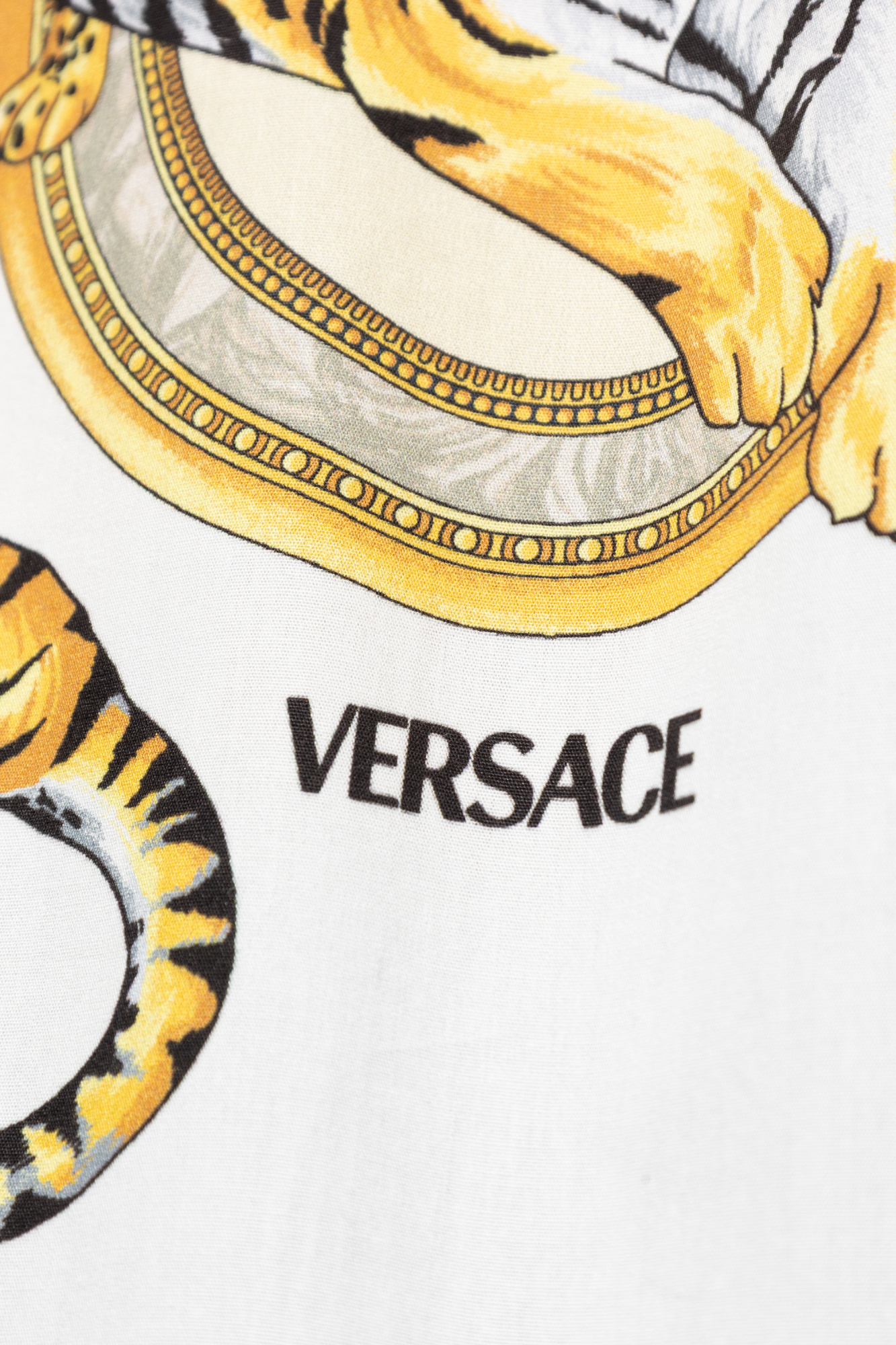 White Cotton shirt with print Versace - Vitkac GB